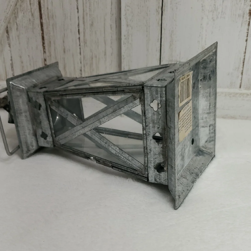 Metal Lantern Beach Coastal Nautical Votive Candle Holder